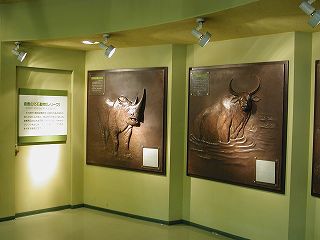 Fossilized animals in Kurashiki